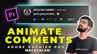 How to Highlight Comments On Video | Premier Pro | No Plugins | In Malayalam