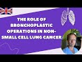 STUDY OF THE ROLE OF BRONCHOPLASTIC OPERATIONS IN NON-SMALL CELL LUNG CANCER