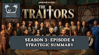 The Traitors Season 3: Episode 4 Strategic Summary