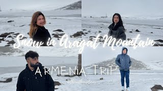 Snow in Aragat Mountain | Armenia | Cinematic View | Travel Vlog | DIY Tours | 4K