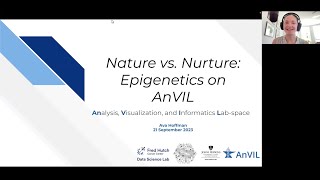 AnVIL Demos: Epigenetics in AnVIL - 2023/09/21