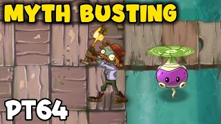PvZ 2 Myth Busting - Excavator will make the plants float in the water?