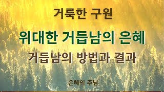 거룩한 구원 / 위대한 거듭남의 은혜 / 거듭남의 방법과 결과