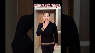 30 day’s weight loose challenge shocking Results 😳❣️