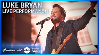 Luke Bryan Sings "Small Town" by John Mellencamp on American Idol 2024!