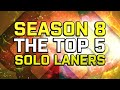 TOP 5 SOLO LANERS FOR SEASON 8! - Smite