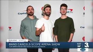 AJR cancels show with only hours notice citing unsatisfactory venue