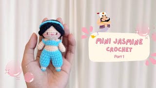 Mini Jasmine Crochet (1/2) | Amigurumi for beginers | Crochet mini doll