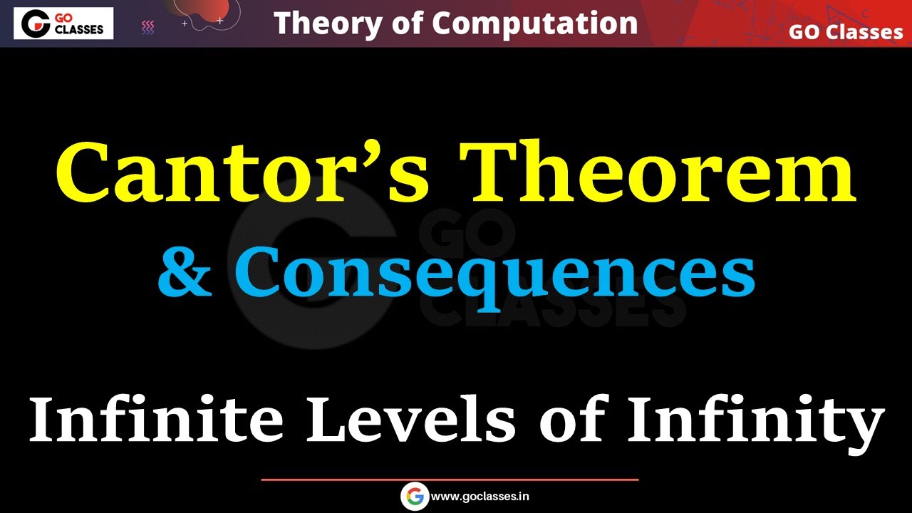 Countability Lecture 6 - Cantor's Theorem & Consequences | Infinite ...