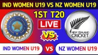 India Women U19 vs New Zealand Women U19  Live Score streaming