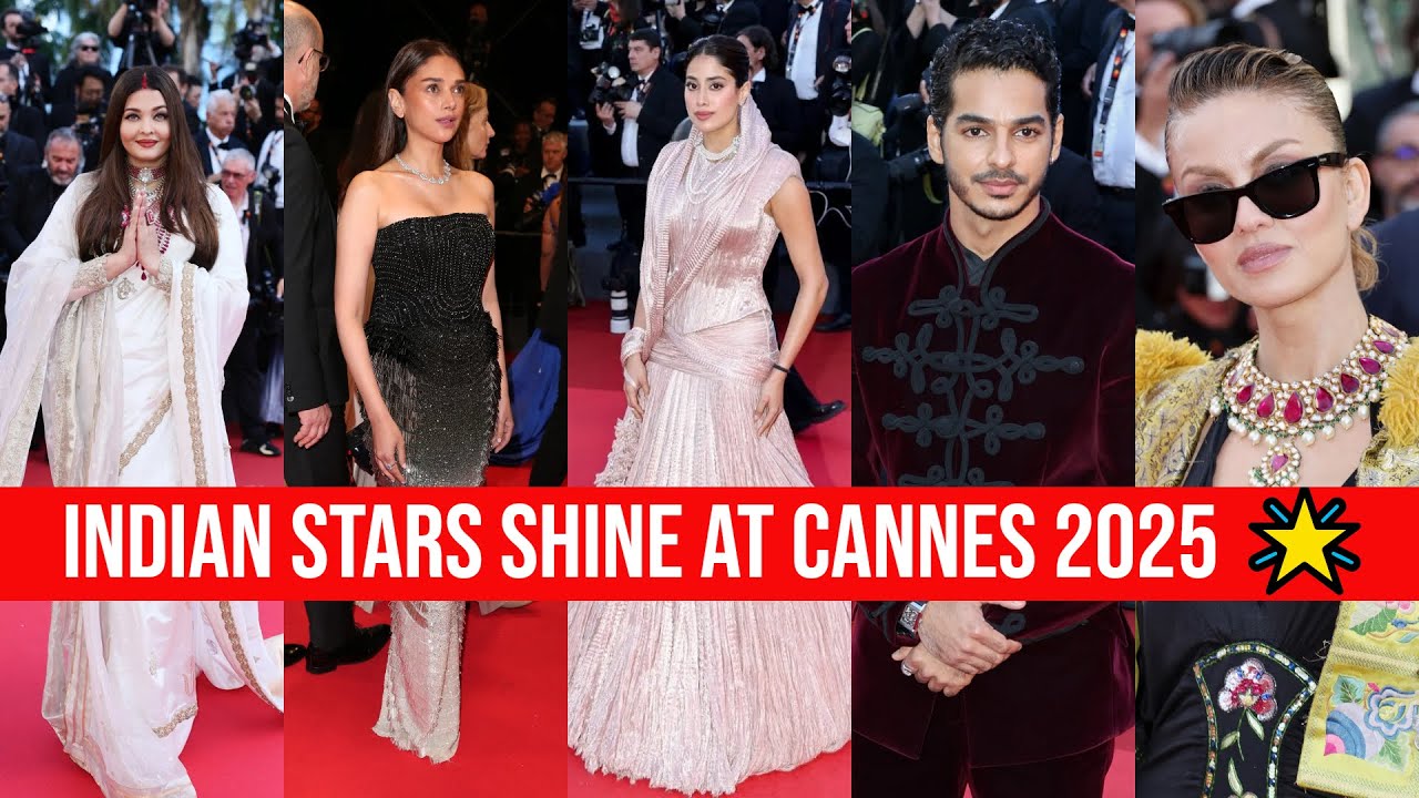 Indian Stars Shine At Cannes 2025 рџњџ Aishwarya Rai Janhvi Kapoor