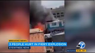 ABC7: Fiery Downtown Explosion Sends 3 to Hospital | February 29, 2020