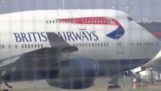 British Airways Boeing 747-400 G-CIVR taxiing London