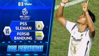 Hasil Pertandingan - PSS Sleman VS Persib Bandung | BRI Liga 1 2022/2023
