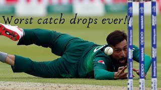 Silly catch drops ever in cricket history || Denly || Malik || Butt || Gatting