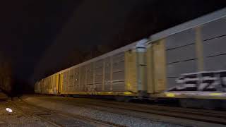 NS 1155 SD70ACe leads NS 18N with a Amazing K5LLA horn at Piscataway,NJ