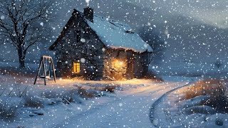 Soothing Snow Ambiance for Sleep: Gentle Winter Sounds&Relaxing Music for Study,Relaxation and Sleep