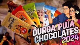 Durga Puja Chocolate 2024 | How To Make Customized Chocolate Wrappers | Durga Puja Special Chocolate