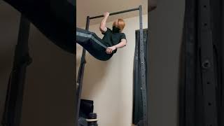 片手懸垂の練習 Half one Arm Pullup