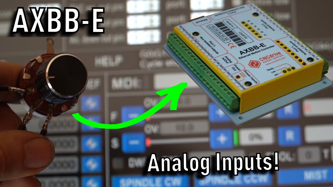 AXBB-E Ethernet CNC Controller #6 Analog Inputs! - YouTube