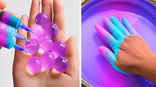 슬라임 비디오: 만족과 휴식 | 만족스러운 슬라임 | Satisfaction \u0026 Relaxation | Satisfying Slime Video ASMR #117