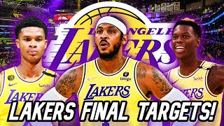 Los Angeles Lakers BEST Remaining Free Agent Targets! | Lakers Best Options to COMPLETE Their Roster