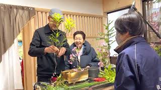 上ちゃんの生け花体験