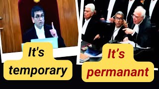 CJI asks Kapil Sibal: If Article 370 is PERMANANT then Why Part 21 of Constitution say it TEMPORARY?