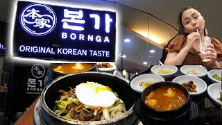 Bornga Restaurant in Philippines! Authentic Korean Food!