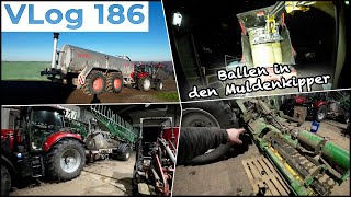 FarmVLOG#186: Viele Projekte, wie geht es weiter? Lagertausch an der X-Cut, Ballen laden