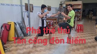 Phá thế thủ đánh đòn hiểm|kỹ thuật tự vệ nâng cao_toankungfu