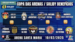 #1084 🏆 Copa das Arenas - Solidy Benefícios - 3ª Rodada / ⚽ *ADR/SOLIDY 🆚 PEÑAROL DOURADOS* ⚽