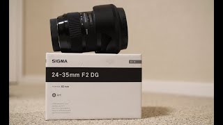 Sigma 24-35 F2 Art Unboxing _canon_EF