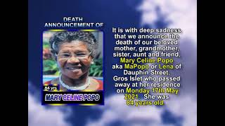 Mary Celine Popo short