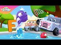 We Are Going to Hunt F Letter! | Fish Movement Song for Kids!