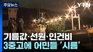 기름값·선원·인건비 3중고...위판고도 3분의 1토막 / YTN