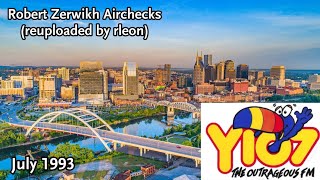 WYHY 107.5 (Y107) Lebanon-Nashville, TN - July 25th, 1993