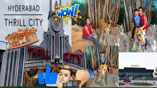 Exploring #THRILLCITY New Amusement Park in Hyderabad,Telangana||futuristic theme park🎢