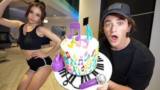 Ordering Dancing Cake and using it on my HOT Girlfriend (She couldn't stop Dancing) (Do Not Eat)