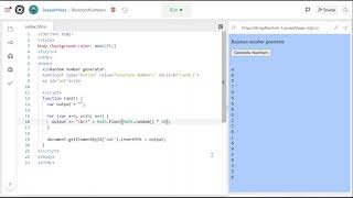Random Numbers JavaScript