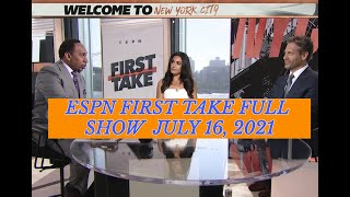 ESPN FIRST TAKE FULL SHOW July 16 2021 Stephen A Smith says Game 5 is a must-win for Phoenix Suns