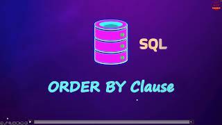 SQL ORDER BY Clause | SQL for Data Science 2025