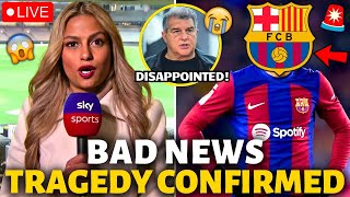 🚨URGENT! BAD NEWS! BARCELONA CONFIRMED NOW THIS BIG TRAGEDY! VERY SAD! BARCELONA NEWS TODAY!