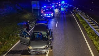 HORROR: GEISTERFAHRER RAST IN FAMILIENAUTO - [PKW geht in FLAMMEN auf] - 7 SCHWERVERLETZTE