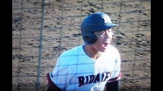 2019一年生大会／理大附・小山大輔／左越えホームラン(2ﾗﾝ)／vs 創志学園