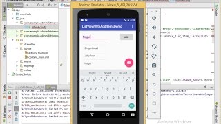 Add Items in ListView