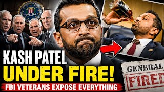 Kash Patel Under FIRE After FBI Veterans Reveal Shocking General Firings and Drinking Allegations