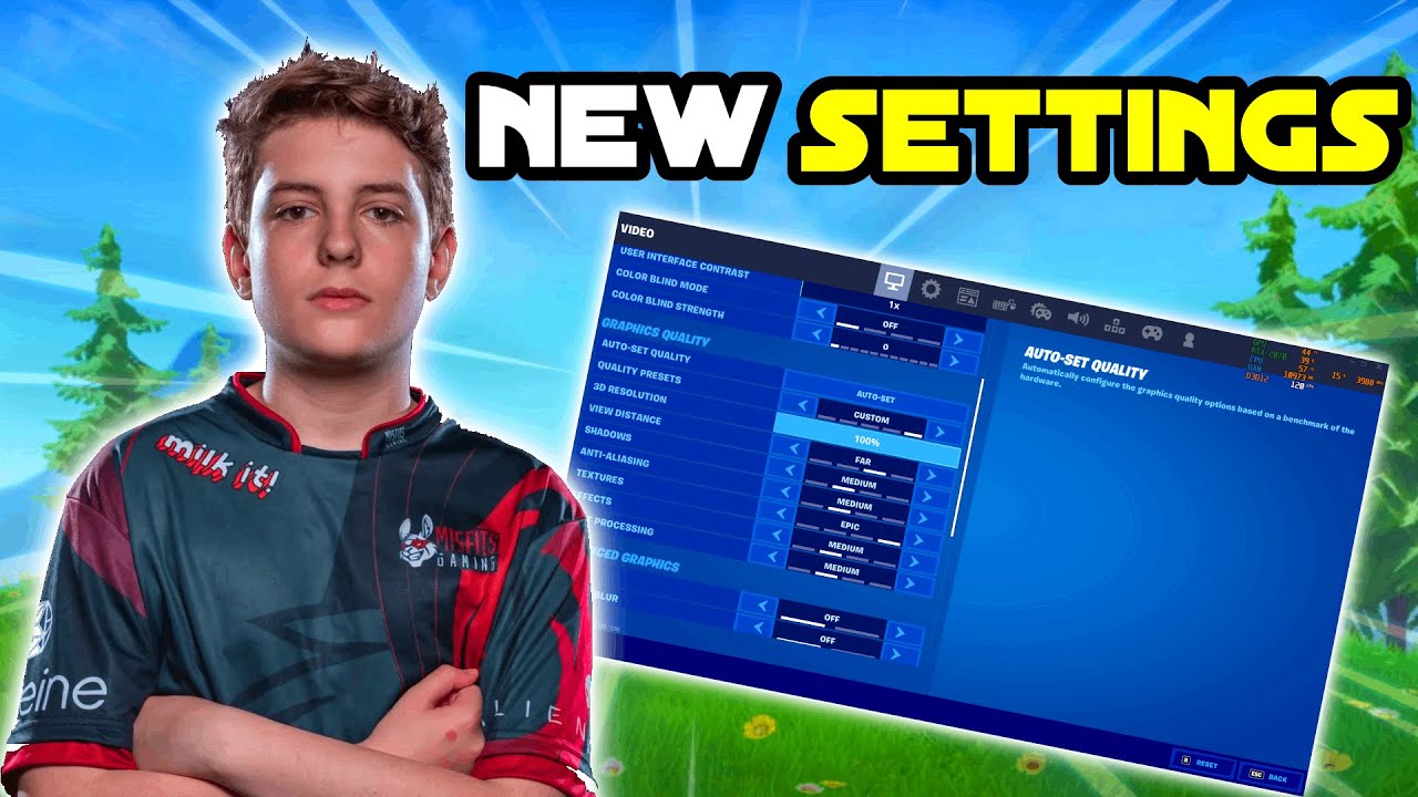 Clix's Fortnite Settings: Video, Brightness, Mouse, Keybinds (2023 ...