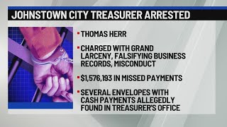 Johnstown city treasurer charged with grand larceny, misconduct