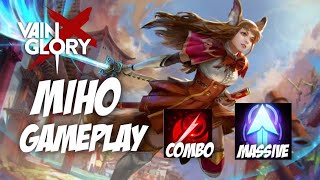 Vainglory CE Miho Full Gameplay | Massive Combo Damage